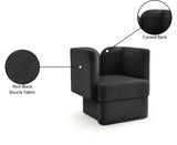 Marcel Contemporary Chair - Stylish Curved Back Design for Modern Living Spaces and Comfort