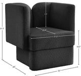 Marcel Contemporary Chair - Stylish Curved Back Design for Modern Living Spaces and Comfort