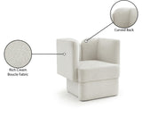 Marcel Contemporary Chair - Stylish Curved Back Design for Modern Living Spaces and Comfort