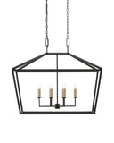 Denison Rectangular Black Lantern