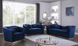 Arabella Velvet Chair - Glamorous Comfort with Gold Stainless Steel Base and Curved Design for Modern Spaces