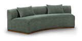 Avanti - 104" Chenille Fabric Upholstered Sofa