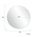 Clare Round Mirror