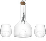 Shark Wine & Whiskey Decanter & Glasses Set - 1000ml