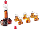Decanter Set with Glasses, Decanter -17oz-, Shot Glasses -3oz
