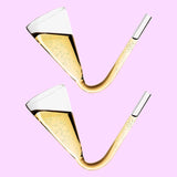 Glass Champagne Shooter Glass Wine - 6 oz