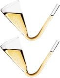 Glass Champagne Shooter Glass Wine - 6 oz