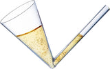 Champagne Shooter - Chug Flutes Guzzler Glasses Unique Gifts, Reusable Acrylic 4pk