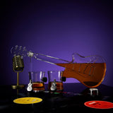 Electric Guitar Whiskey & Wine Decanter with 2 Pick