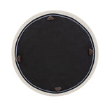 Universal Round Ottoman Cover Barbet Natural