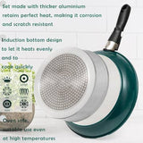 Moss & Stone 10-Pc Nonstick Cookware Set