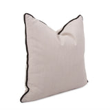 20 x 20 Outdoor Pillow with Dec Cord- Seascape Sand- Down Alternative Insert