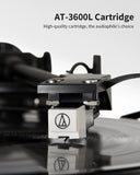 Angels Horn H002BT-BK Exceptional Quality Vintage Wooden Bluetooth Turntable Vinyl Player