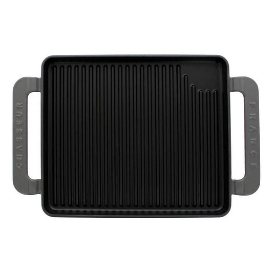 Chasseur French Enameled Cast Iron Grill 10-inch