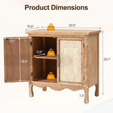 Wholesale Farmhouse Storage Cabinet with Flower Pattern