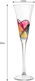 Artisanal Hand Painted Renaissance Romantic Stained Glass