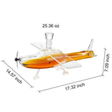 Airplane Whiskey Decanter, Cessna 172 Plane  25oz