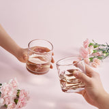 Coquete Bowtie Cocktail Juice Glass | Set of 2 | Blush Pink