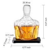 Iron Knight Decanter | Whiskey Dispenser | 25.36oz