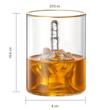 Middle Finger Gifts Whiskey Glass | SINGLE | (12.5 OZ)