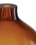 Amber & Gold Peking Small Double Gourd Vase