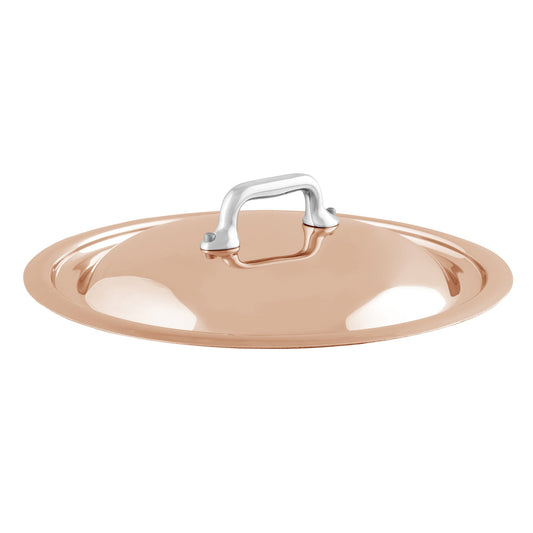 Mauviel Copper Curved Lid With Cast Stainless Steel Handle