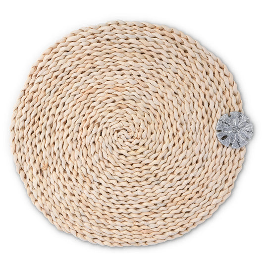 Sand Dollar Twisted Seagrass Placemats - set of 4
