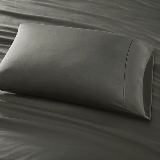 Cotton-Blend Sateen 800 Thread Count 6-Piece Sheet Set, Grey