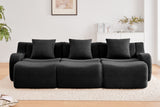 ROMA 115.3" 3-Seater Sofa with 3 Ottomans