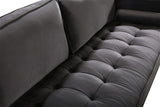 Emily Contemporary Chair with Plush Cushions, Wooden Legs, and Stylish Roll Pillows for Comfort