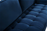 Emily Contemporary Chair with Plush Cushions, Wooden Legs, and Stylish Roll Pillows for Comfort