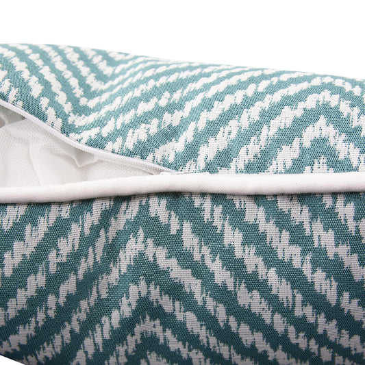 20 x 20 Outdoor Pillow Helm Teal- Poly Insert