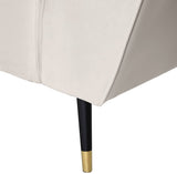 Beaumont Velvet Modern Chair – Luxurious Black Upholstery with Gold-Tipped Legs & Deep Tufting Comfort