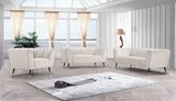 Beaumont Velvet Sofa - Luxurious Black Upholstery with Gold-Tipped Legs & Deep Tufted Comfort Design