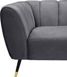 Beaumont Velvet Modern Chair – Luxurious Black Upholstery with Gold-Tipped Legs & Deep Tufting Comfort