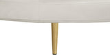 Circlet Velvet Round Sofa Settee with Gold Iron Legs - Elegant Contemporary Design for Your Home