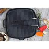 Chasseur French Cast Iron Square Grill with Folding Handle