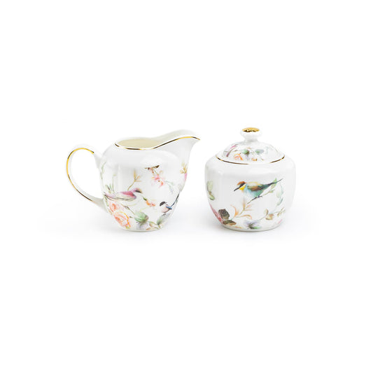 Grace Teaware Magnolia Garden Sugar & Creamer Set