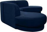 Rosa Velvet Three-Piece Sectional Sofa – Stylish Comfort for Modern Living Rooms and Spaces