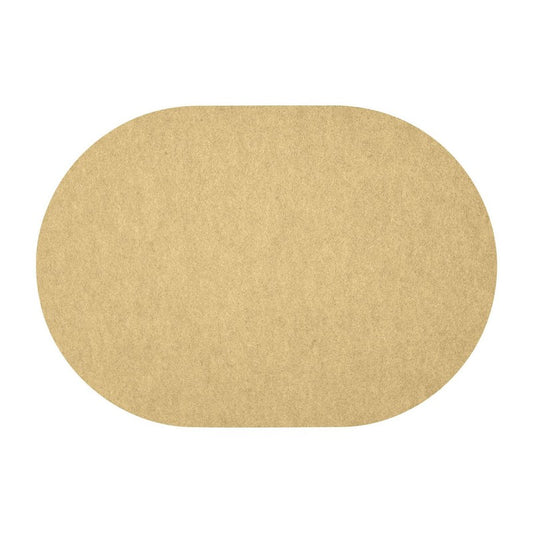 Loft Felt Sand Placemat - Oval 13.3x16.5"- Set of 4