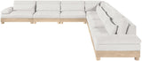Turin - Chenille Fabric Upholstered Modular Sectional - White