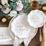 Adventure Begins Party Tableware Set for 24 Guests