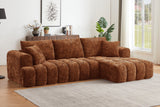 ELARA 108" Chenille Right Chaise Sofa