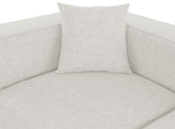 Cube Modular Corner Chair in Elegant Linen Fabric - Create Your Dream Seating Arrangement Today!