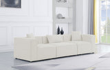 Cube Modular Sofa - Elegant Linen Textured Upholstery for Custom Comfort and Contemporary Style