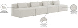 Cube Modular Sofa - Elegant Linen Textured Upholstery for Custom Comfort and Contemporary Style