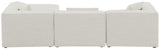 Cube Modular Sectional Sofa - Elegant Linen Textured Design for Customizable Comfort & Style