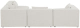 Cube Modular Sectional Sofa - Elegant Linen Textured Design for Customizable Comfort & Style