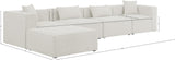 Cube Modular Sectional Sofa - Elegant Linen Textured Design for Customizable Comfort & Style