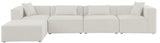 Cube Modular Sectional Sofa - Elegant Linen Textured Design for Customizable Comfort & Style